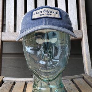 NWOT Legacy Sundance Est.1969 Garment Dyed Blue Patch Mesh Snapback Hat Unisex